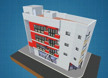 Building housing and driving school Driver